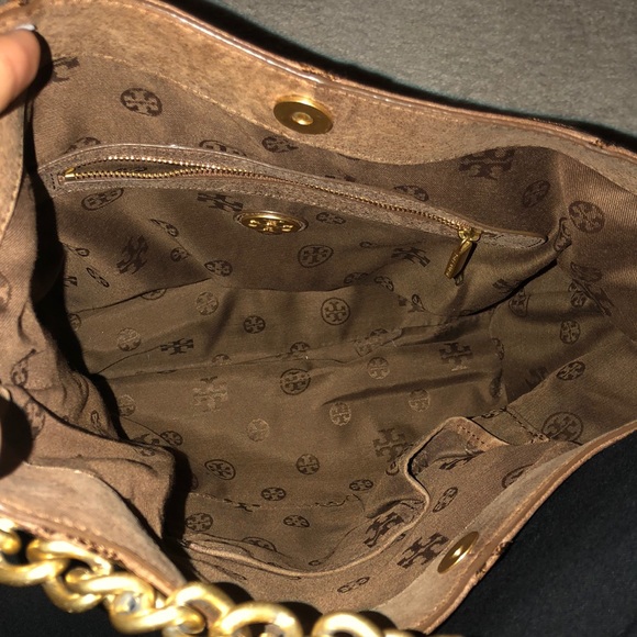 Tory Burch- Brown & gold purse. - Picture 4 of 4